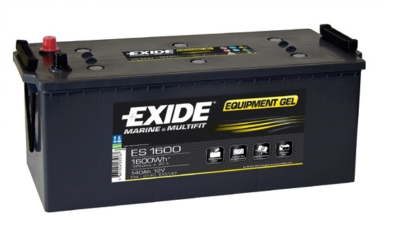 Trakční baterie EXIDE EQUIPMENT GEL ES1600, 140Ah, 12V, 1600Wh