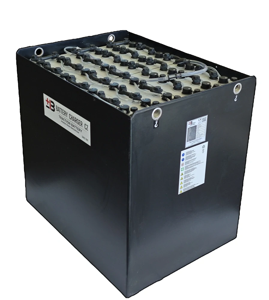 Trakční baterie BCH Battery 48V 5PzS700 s Aquamatic systémem, 832 x 631 x 769/786 mm DIN A