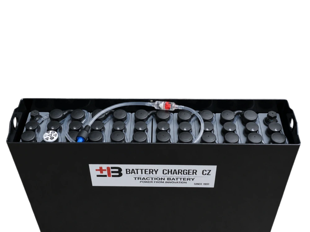 Trakční baterie BCH Battery 24V 3PzB300 s Aquamatic systémem 760 x 170 x 663/678 mm