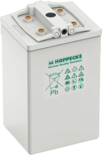 Solární baterie Hoppecke Sun Power VRM 2-1120, 2V / 1124Ah C100